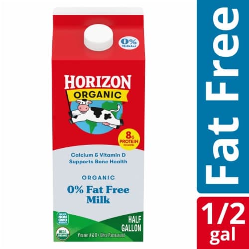 Horizon Organic Nonfat High Vitamin D Milk - 0.5 Gallon
