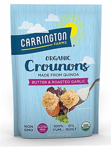 Carrington Farms Organic Butter & Roasted Garlic Quinoa Crounons