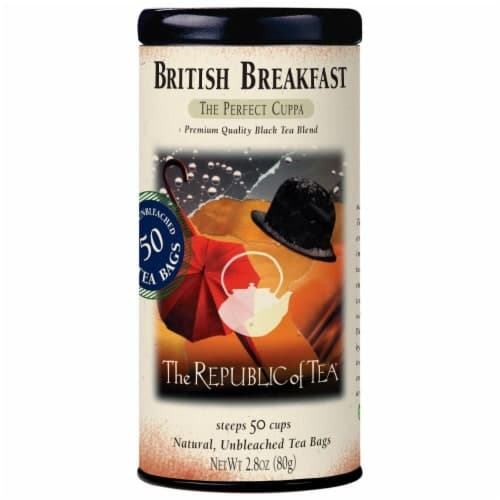 The Republic Of Tea Black Tea Bags The Perfect Cuppa British Breakfast