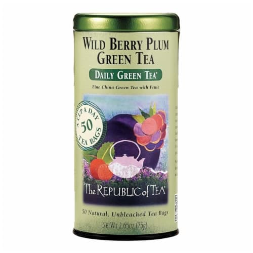 The Republic Of Tea Wild Berry Plum Green