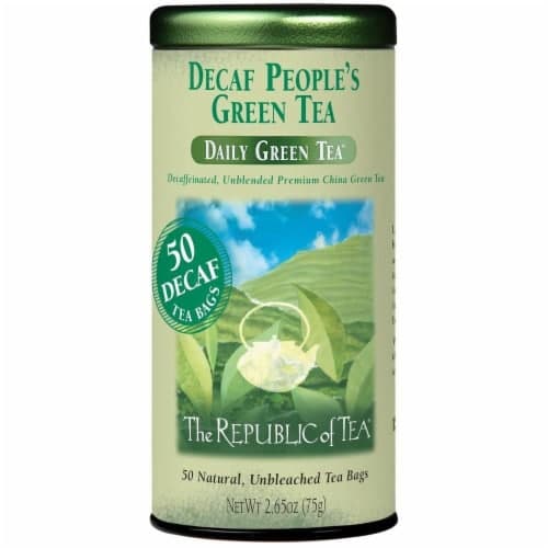 The Republic Of Tea Green Tea Bags Decaf Peoples Daily