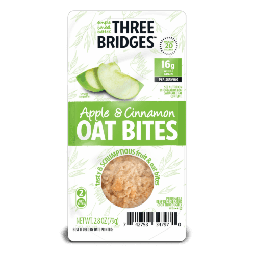Three Bridges Apple & Cinnamon Oat Bites