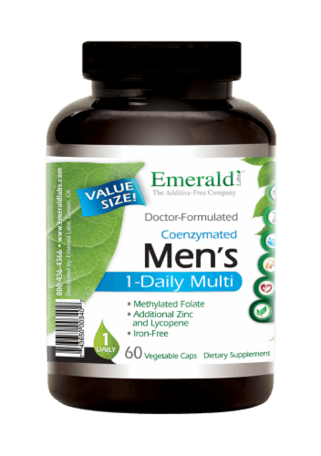 Emerald Labs Men'S 1-Daily Multi Vitamin Vegetable Capsules