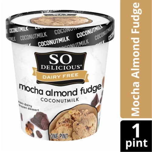 So Delicious Mocha Almond Fudge With Coconut Base  Dessert