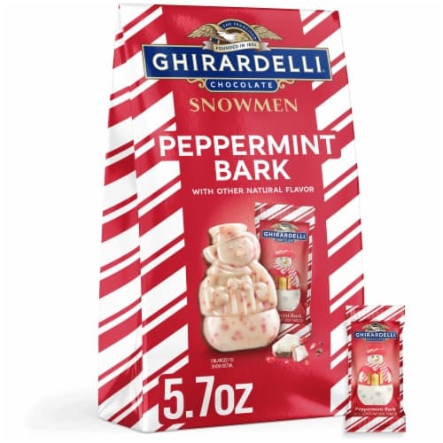 Ghirardelli - Peppermint Snowmen Chocolate
