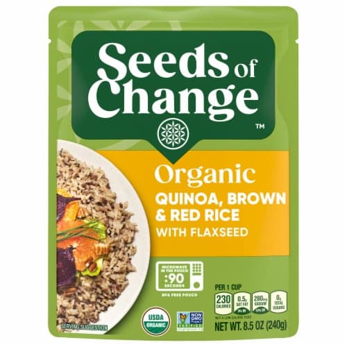 Is it Low Sugar? Seeds Of Change Organic Quinoa Brown & Red Rice With Flaxseed Pouch