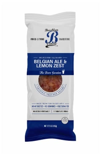 Brooklyn Cured Uncured Pork Salami Belgian Ale Lemon Zest