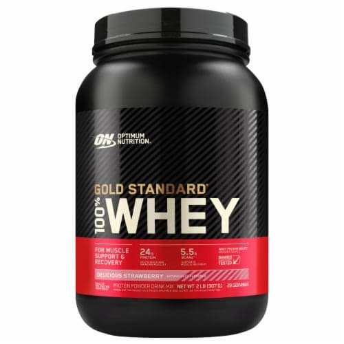 Optimum Nutrition  Gold Standard 100% Whey   Delicious Strawberry