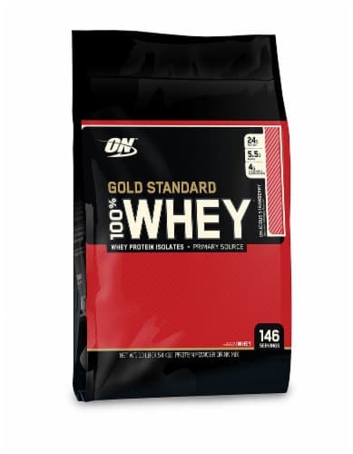 Optimum Nutrition Gold Standard 100% Whey Protein Isolates Delicious Strawberry
