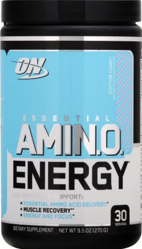 Optimum Nutrition Essential Amin.O. Energy Cotton Candy Dietary Supplement Powder