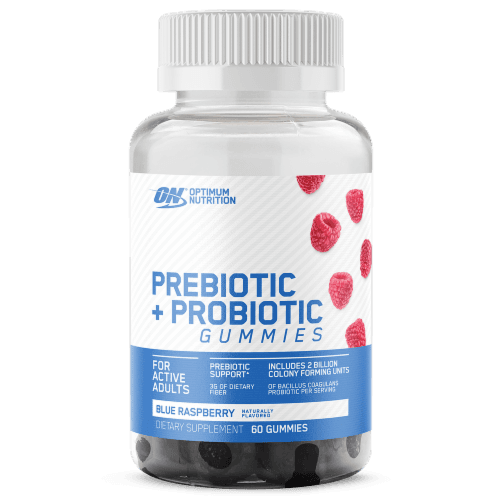 Optimum Nutrition Blue Raspberry Prebiotic + Probiotic Gummies