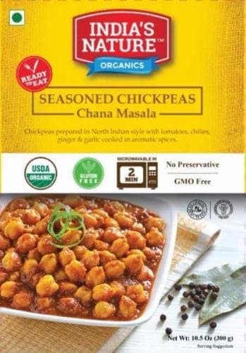 India'S Nature Organics Seasoned Chickpeas