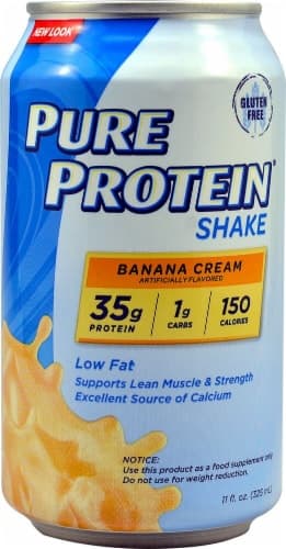 Worldwide Sports Nutrition  Pure Protein Shake   Banana Cream