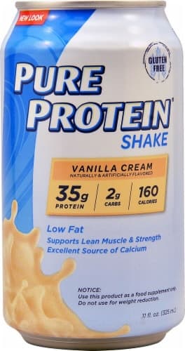 Worldwide Sports Nutrition  Pure Protein Shake   Vanilla Cream