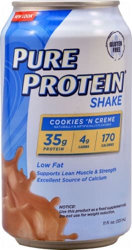 Worldwide Sports Nutrition  Pure Protein Shake   Cookies & Creme