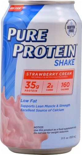 Worldwide Sports Nutrition  Pure Protein Shake   Strawberry Cream