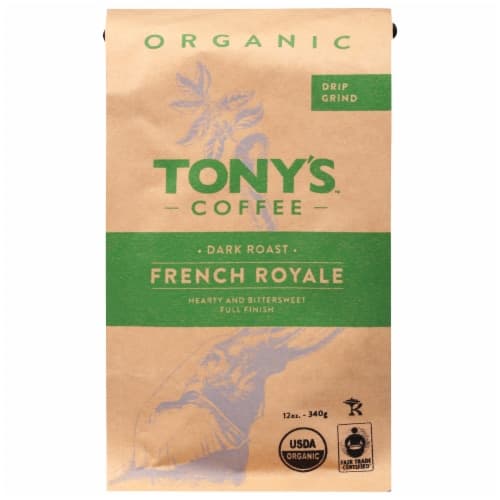 Tony'S Coffee Organic French Royale Dark Roast Coffee