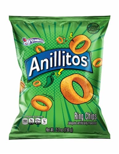 Yummies Jalapeno Anillitos Ring Chips