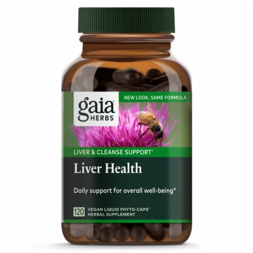 Gaia Herbs Liver Health Vegan Liquid Phyto-Caps Herbal Supplement
