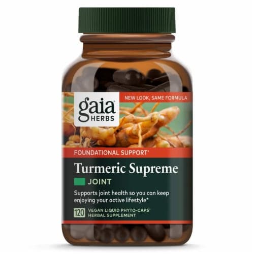 Gaia Herbs Turmeric Supreme Joint, 120 Vegan Liquid Phyto-Capsules