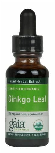 Gaia Herbs Organic Ginkgo Leaf