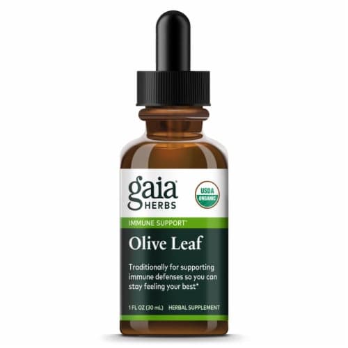 Gaia Herbs Organic Olive Leaf Herbal Extract