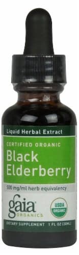 Gaia Herbs Certified Organic Black Elderberry Extract