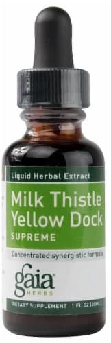 Gaia Herbs  Milk Thistle Yellow Dock Supreme