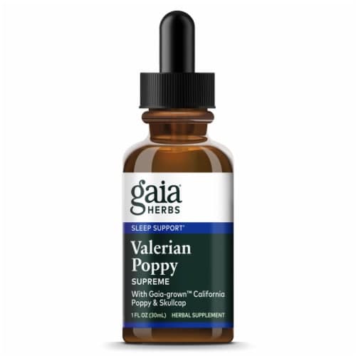 Gaia Herbs Valerian Poppy Supreme Liquid Herbal Supplement