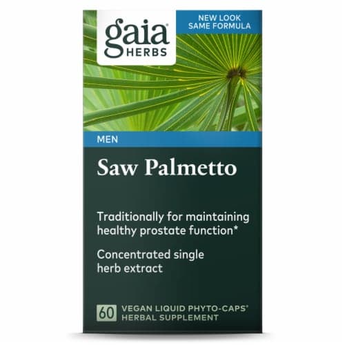 Gaia Herbs Saw Palmetto Vegan Liquid Phyto-Caps