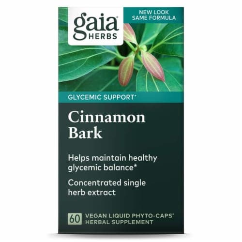 Gaia Herbs Cinnamon Bark Herbal Supplement