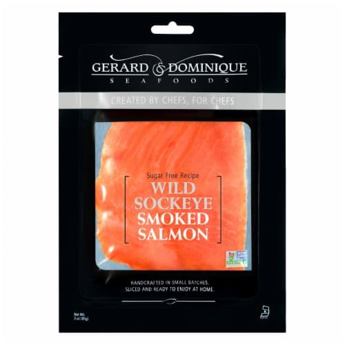 Gerard & Dominque Sugar Free Wild Sockeye Smoked Salmon