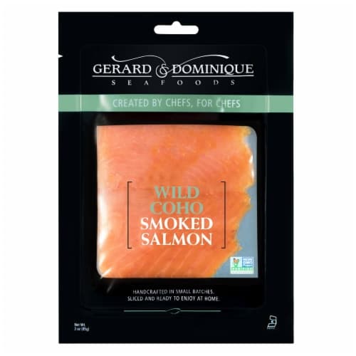 Gerard & Dominque Wild Coho Smoked Salmon Lox Fish