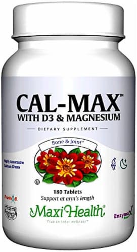 Maxi Health Kosher Cal-Max Dietary Support With D3 & Magnesium