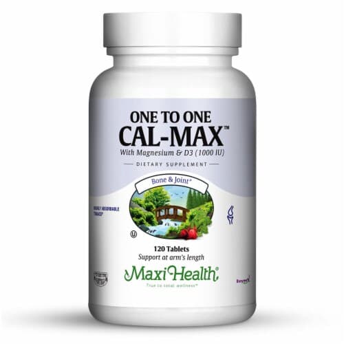 Maxi Health  One-To-One Cal-Max With Magnesium And D3 (1000 Iu