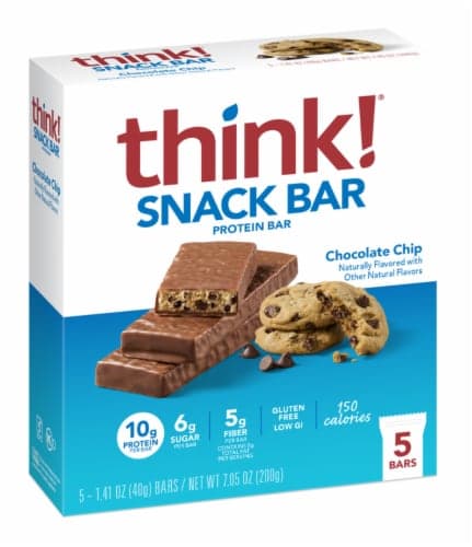 Think! Protein + 150 Calorie Gluten Free Chocolate Chip Bars
