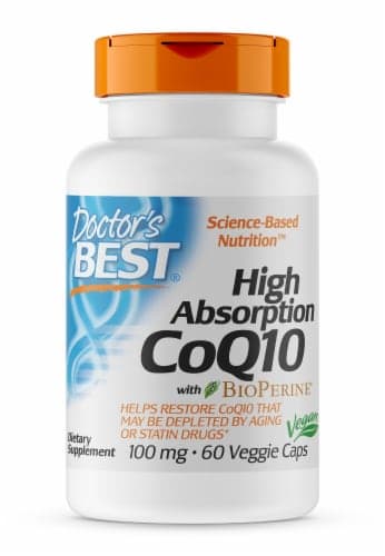 Doctor'S Best High Absorption Coq10 With Bioperine Vegetarian Capsules