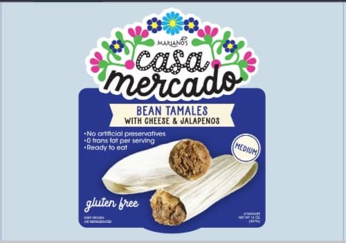 Mariano'S Casa Mercado Beans Cheese & Jalapeno Tamales