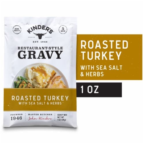Kinder'S Bone Broth Roasted Turkey With Sea Salt & Herbs Gravy Mix