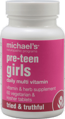 Michaels Pre-Teen Girls Daily Multivitamin