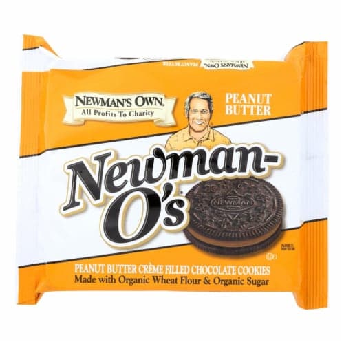 Newman'S Own Peanut Butter Filled Chocolate Newman-O'S Cookies
