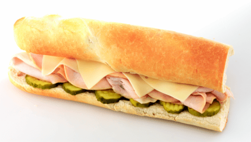 Antone'S Turkey & Swiss Po-Boy Sandwich
