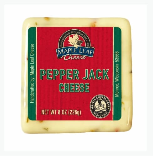Maple Leaf Pepper Monterey Jack Cheese