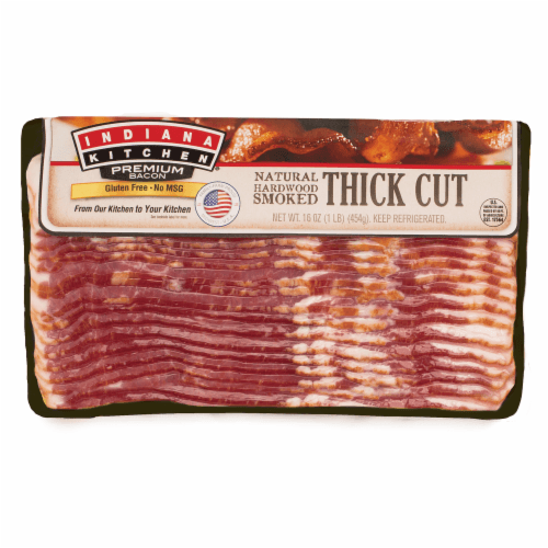 Indiana Kitchen Thick Cut Hardwood Smoked Bacon