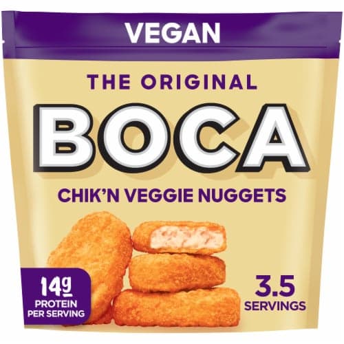 Boca Original Non-Gmo Soy Vegan Chik'N Veggie Nuggets