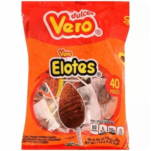 Vero Elotes Strawberry & Chili Lollipops