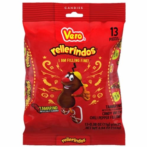 Vero Rellerindos Tamarind Candy With Chili Pepper Filling