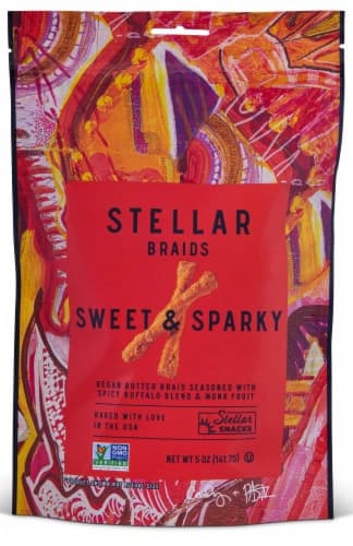 Steller Braids Sweet And Sparky Buffalo And Monk Fruit Pretzels
