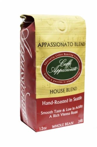 Caffe Appassionato House Blend Whole Bean Coffee