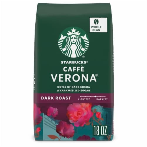 Starbucks Caffe Verona 100% Arabica Dark Roast Whole Bean Coffee Bag